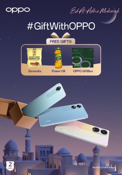 Sallah is ‘Sallahing’: OPPO Spreads Joy with Eid Gifts to Express Gratitude to Loyal Customers!