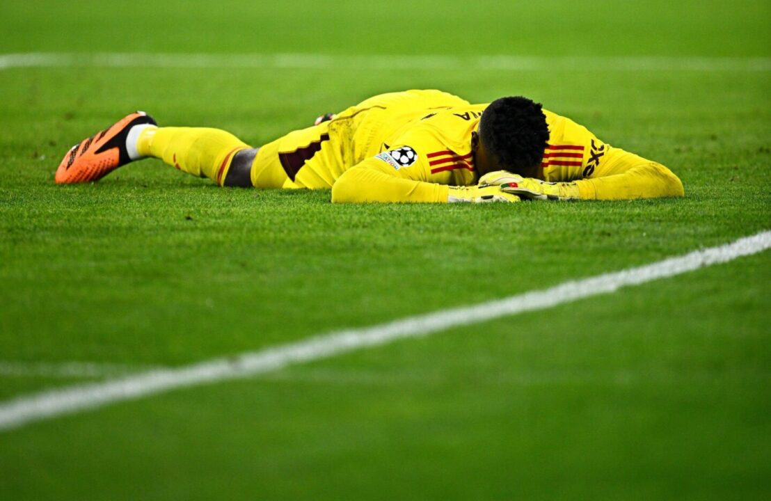 Andre Onana reflects on his mistakes against Bayern Munich
